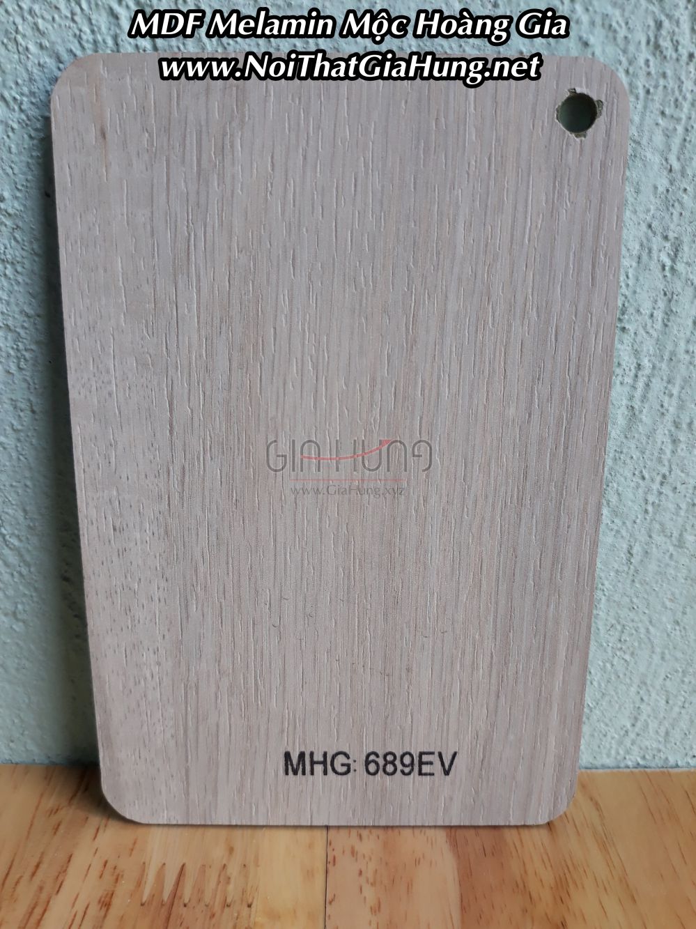 [Tài Nguyên] Bảng màu - vân gỗ Melamin phủ trên bề mặt MDF - thương hiệu Mộc Hoàng Gia - mã MHG