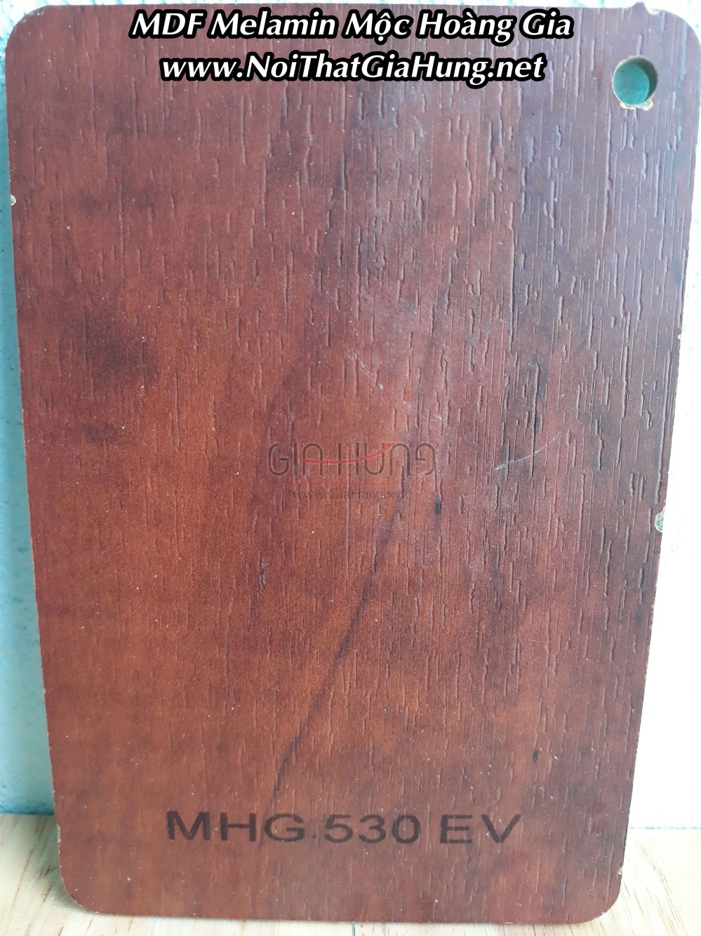 [Tài Nguyên] Bảng màu - vân gỗ Melamin phủ trên bề mặt MDF - thương hiệu Mộc Hoàng Gia - mã MHG